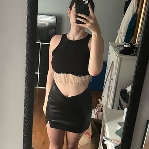 Leather Skirt